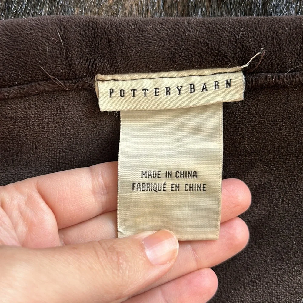 Pottery Barn Faux Mink Blanket 50x60